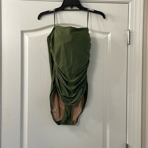 J. Crew ruched one piece.